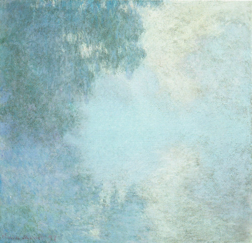 Monet- Morning on he Seine Poster Canvas Movie Film Print A0 A1 A2 A3 A4 A5 A6 A