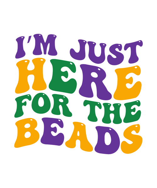 im just here for the beads-01 Poster Canvas Movie Film Print A0 A1 A2 A3 A4 A5 A