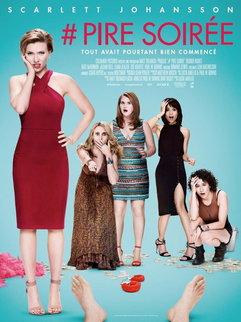 Rough Night (2017)_14 Poster Canvas Movie Film Print A0 A1 A2 A3 A4 A5 A6 Art Wa