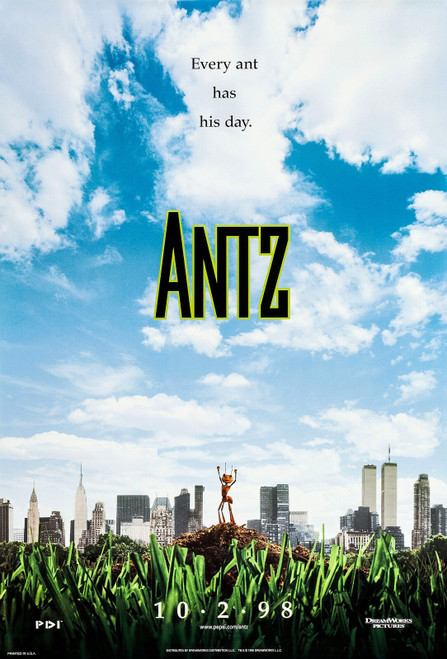 Antz (1998)_3 Movie Film Poster Canvas iconic design
