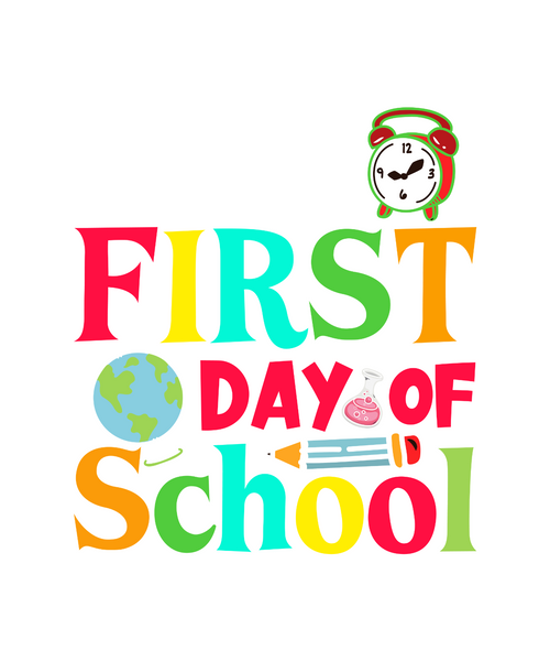 Happy First Day Of School-01 Poster Canvas Movie Film Print A0 A1 A2 A3 A4 A5 A6