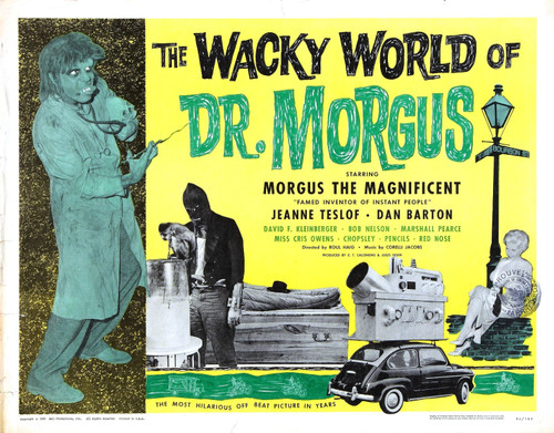 Wacky World Of Dr Morgus 02 Poster Canvas Movie Film Print A0 A1 A2 A3 A4 A5 A6