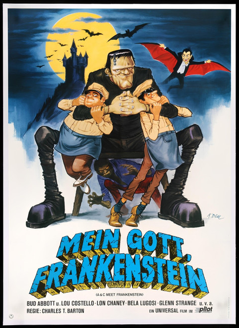 ABBOTT AND COSTELLO MEET FRANKENSTEIN (1948) 2- upscaled-fotor-20240302115247 Po