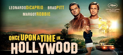 Once-upon-a-time-in-hollywood-affiche-close-up-magazine Poster Canvas Movie Film