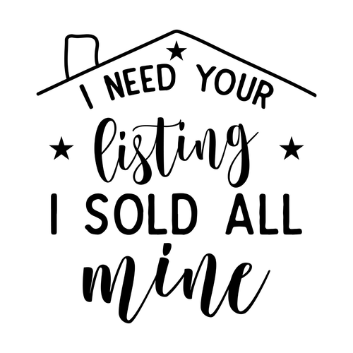 I need your listing i sold all mine-01 (3) Poster Text for you Canvas Print A0 A