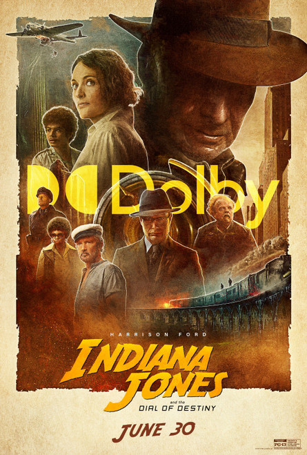 Indiana Jones And The Dial Of Destiny (3) Poster Canvas Movie Film Print A0 A1 A