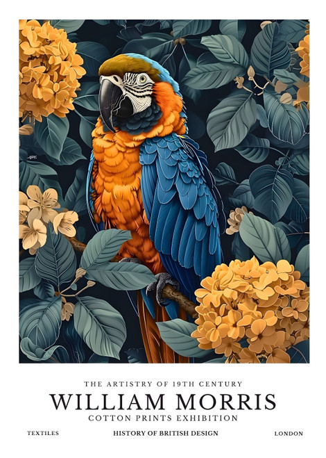 William Morris - Birds (17) Poster Canvas Cotton Print Exhibition A0 A1 A2 A3 A4