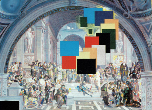 Salvador Dali - The School of Athens 1979-80 Poster Canvas Movie Film Print A0 A