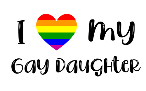 gay daughter Personalized Poster Canvas Print A0 A1 A2 A3 A4 A5 A6 Art Wall Deco