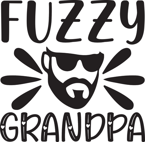 Fuzzy Grandpa Personalized Poster Canvas Print A0 A1 A2 A3 A4 A5 A6 Art Wall De