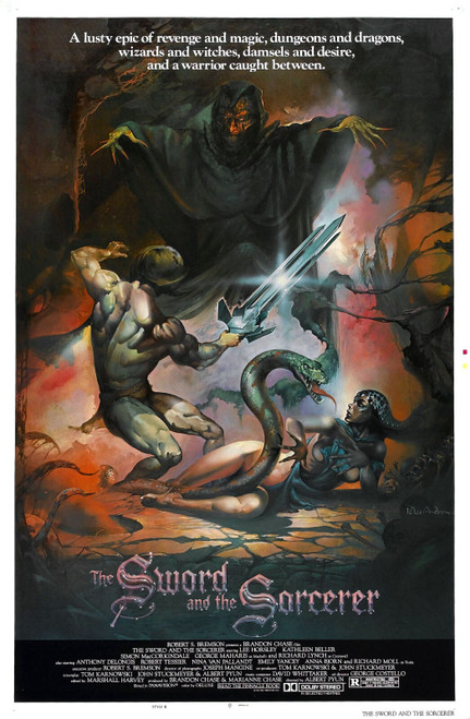 sword_and_sorcerer Poster Canvas Movie Film Print A0 A1 A2 A3 A4 A5 A6 Art Wall