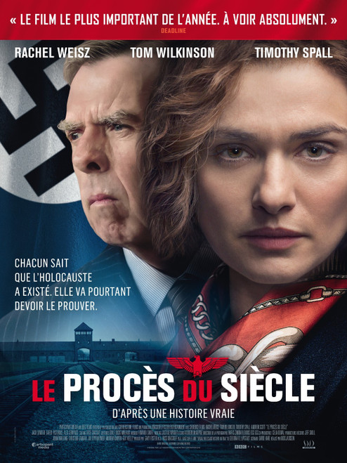 Denial (2016)_5 Movie Film Poster Canvas iconic design