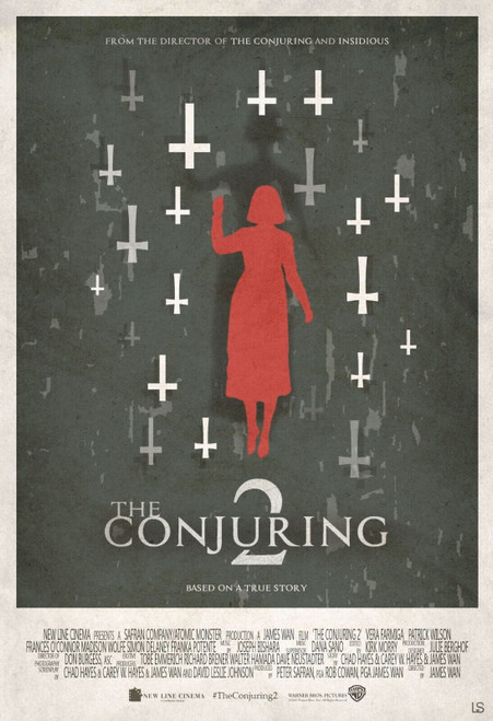 THE CONJURING 2 (2016) 6 Poster Canvas Movie Film Print A0 A1 A2 A3 A4 A5 A6 Art