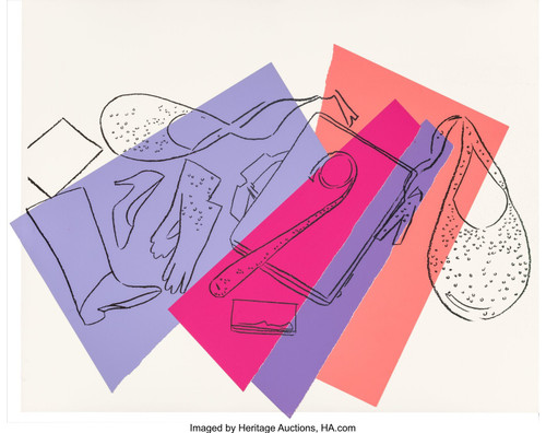 Andy Warhol (1928-1987). Halston Advertising Campaign Women's Accessories, 1982.