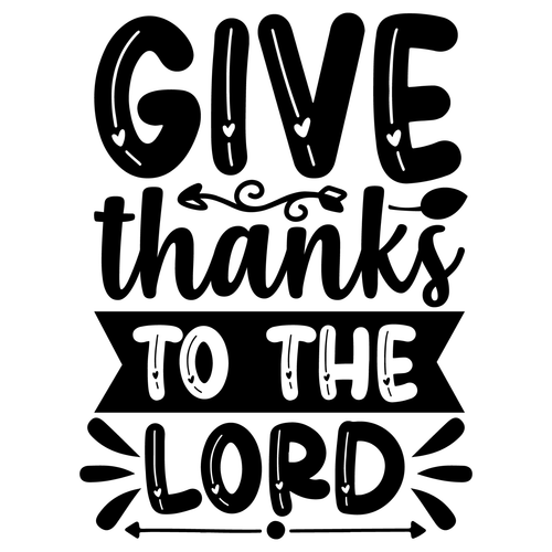 Give thanks to the lord-01 (2) Poster Canvas Movie Film Print A0 A1 A2 A3 A4 A5