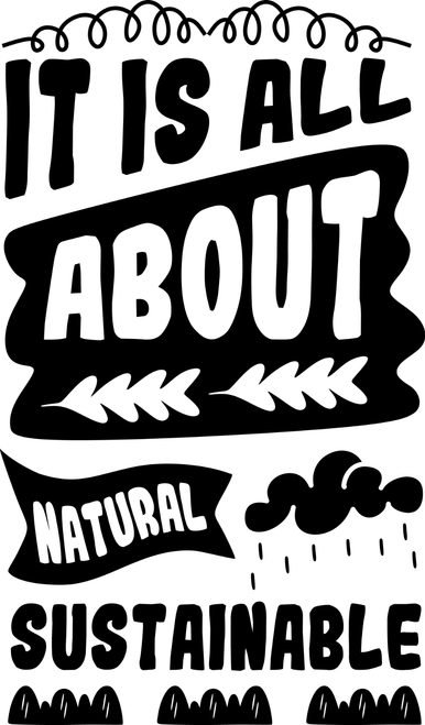It is All About Natural Sustainable Poster Canvas Movie Film Print A0 A1 A2 A3 A