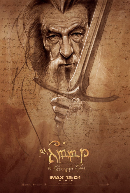 The Hobbit_ An Unexpected Journey (2012)_37 Poster Canvas Movie Film Print A0 A1