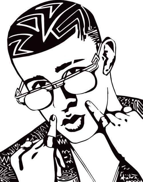 Bad Bunny (42) Poster Canvas Movie Film Print A0 A1 A2 A3 A4 A5 A6 Art Wall Deco
