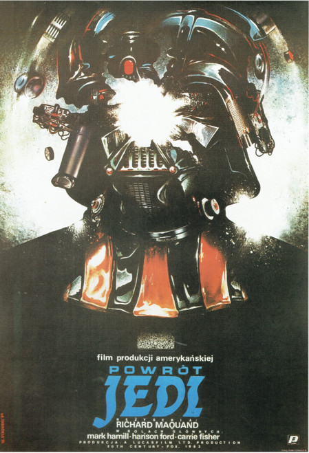 Return Of The Jedi -Polish 1983 Poster Canvas Movie Film Print A0 A1 A2 A3 A4 A5