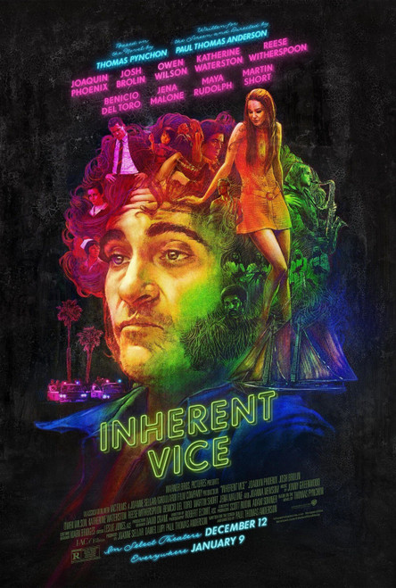 Inherent Vice (2014)_4 Poster Canvas Movie Film Print A0 A1 A2 A3 A4 A5 A6 Art W