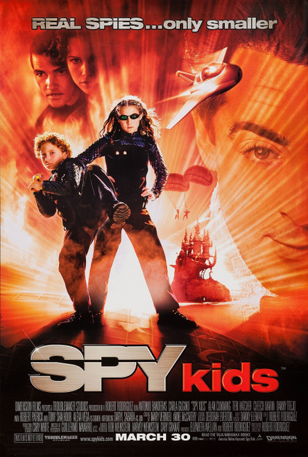 Spy Kids (2001)_1 Poster Canvas Movie Film Print A0 A1 A2 A3 A4 A5 A6 Art Wall D