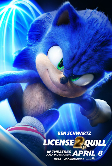 Sonic the Hedgehog 2 (2022)_8 Poster Canvas Movie Film Print A0 A1 A2 A3 A4 A5 A