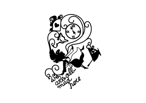 Alice in Wonderland_18 Poster Canvas Movie Film Print A0 A1 A2 A3 A4 A5 A6 Art W