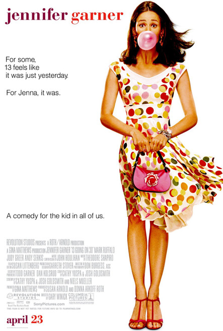 13 Going on 30 (2004)_1 Movie Film Poster Canvas iconic design