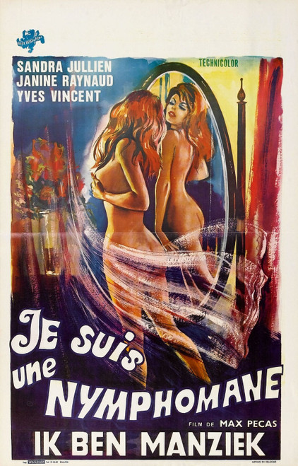 I Am A Nymphomaniac 1973 01 Poster Canvas Movie Film Print A0 A1 A2 A3 A4 A5 A6
