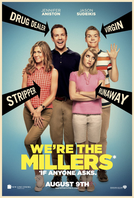 We_re the Millers (2013)_1 Poster Canvas Movie Film Print A0 A1 A2 A3 A4 A5 A6 A