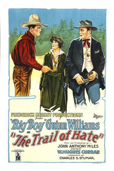 The Trail of Hate (1922)_0 Poster Canvas Movie Film Print A0 A1 A2 A3 A4 A5 A6 A