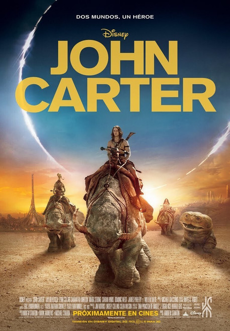 John Carter (2012)_7 Poster Canvas Movie Film Print A0 A1 A2 A3 A4 A5 A6 Art Wal