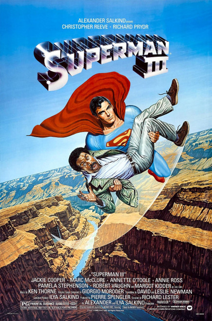 Superman III (1983)_1 Poster Canvas Movie Film Print A0 A1 A2 A3 A4 A5 A6 Art Wa