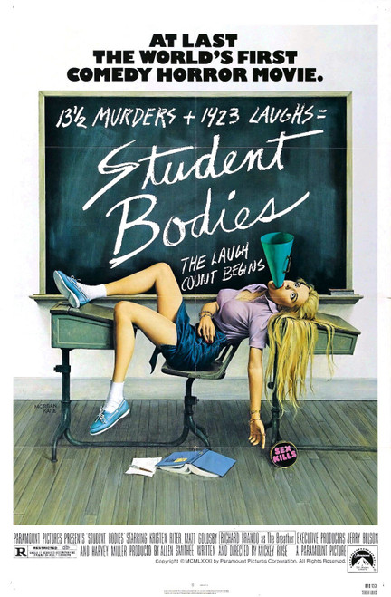 Student Bodies 01 Poster Canvas Movie Film Print A0 A1 A2 A3 A4 A5 A6 Art Wall D