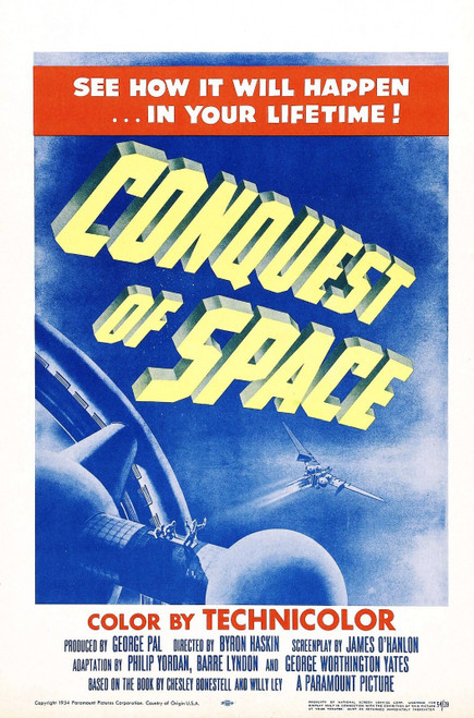 Conquest Of Space 03 Poster Canvas Print Art Painting Decor Reprint wall A0 A1 A