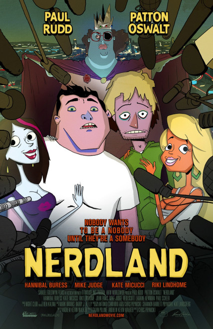 Nerdland (2016)_0 Poster Canvas Movie Film Print A0 A1 A2 A3 A4 A5 A6 Art Wall D
