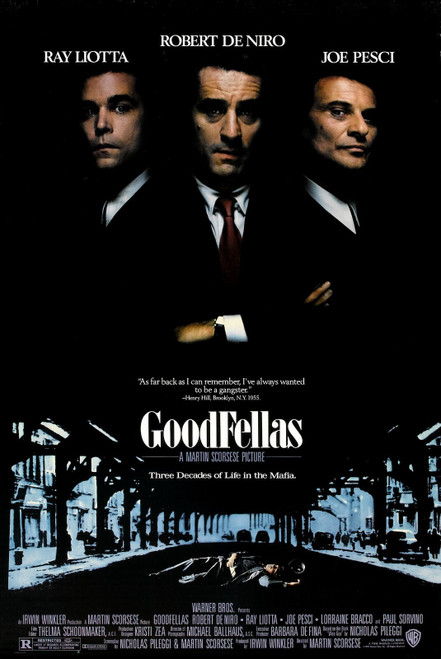 Goodfellas (1990)_1 Movie Film Poster Canvas iconic design