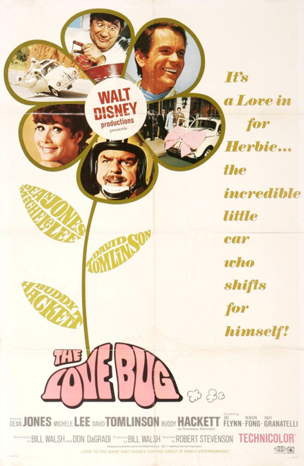 The Love Bug (1969)_2 Poster Canvas Movie Film Print A0 A1 A2 A3 A4 A5 A6 Art Wa