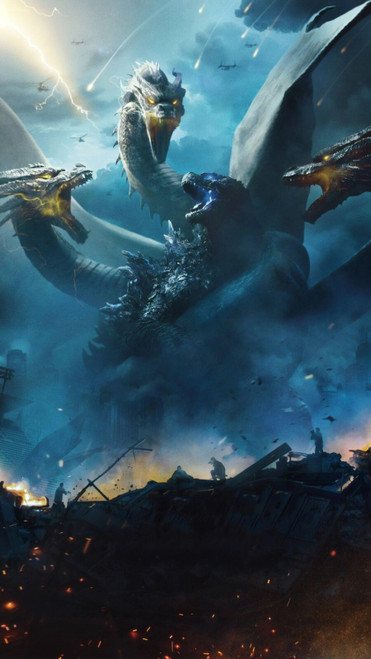 Godzilla King of the Monsters 12 Poster Canvas Movie Film Print A0 A1 A2 A3 A4 A