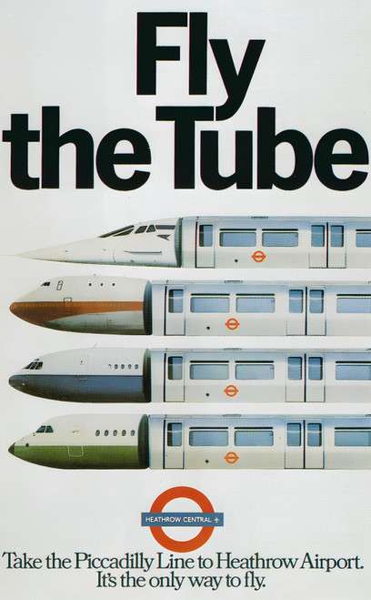1977-Fly the Tube- upscaled Poster Canvas Movie Film Print A0 A1 A2 A3 A4 A5 A6
