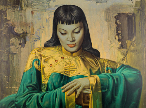 Tretchikoff - Lady of the Orient Poster Canvas Movie Film Print A0 A1 A2 A3 A4 A