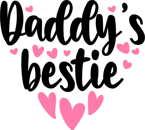 daddys bestie (2) Custom Made Poster Canvas Print A0 A1 A2 A3 A4 A5 A6 Art Wall