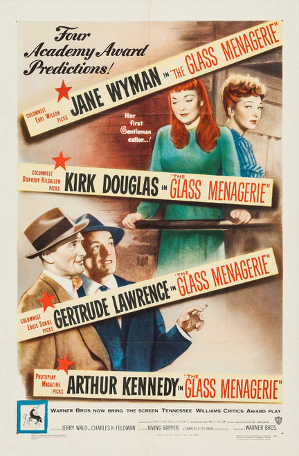 The Glass Menagerie (1950)_0 Poster Canvas Movie Film Print A0 A1 A2 A3 A4 A5 A6