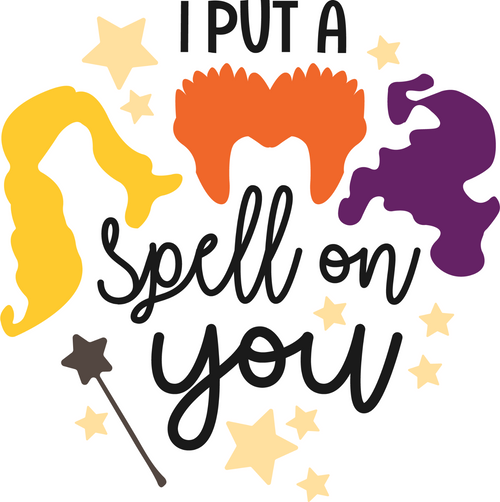 i put a spell on you (2) Funny Poster Creative Canvas Print A0 A1 A2 A3 A4 A5 A6