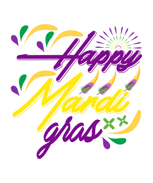 Happy Mardi Gras-01 Poster Canvas Movie Film Print A0 A1 A2 A3 A4 A5 A6 Art Wall