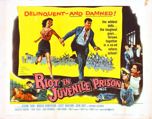Riot In Juvenile Prison 02 Poster Canvas Movie Film Print A0 A1 A2 A3 A4 A5 A6 A