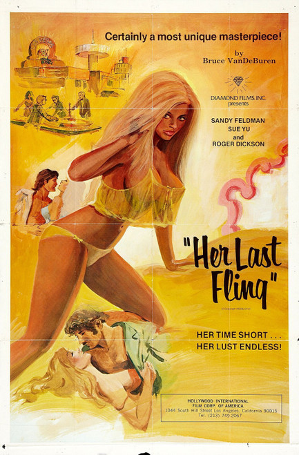 Her Last Fling 01 Poster Canvas Movie Film Print A0 A1 A2 A3 A4 A5 A6 Art Wall D