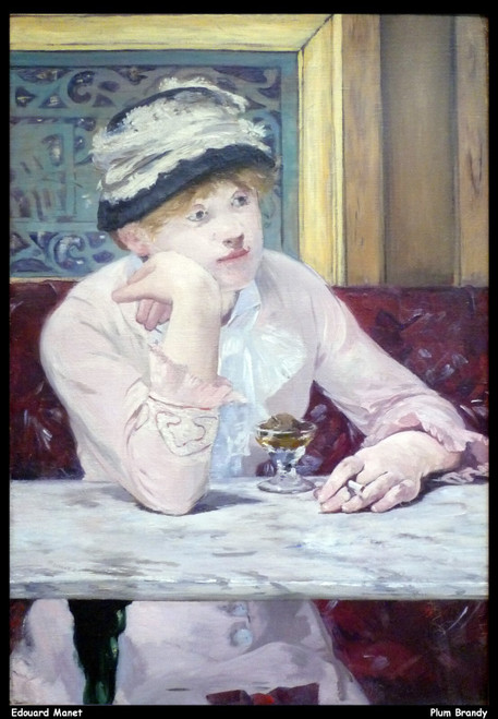 edouard-manet---plum-brandy_11061421973_o(1) Poster Canvas Print Art Painting De