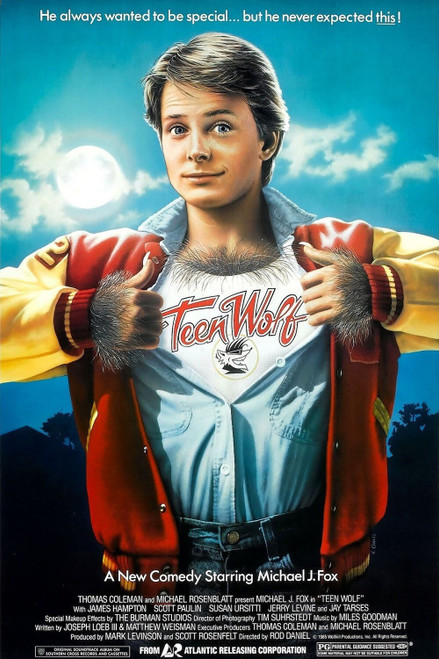 Teen Wolf (1985)_1 Poster Canvas Movie Film Print A0 A1 A2 A3 A4 A5 A6 Art Wall