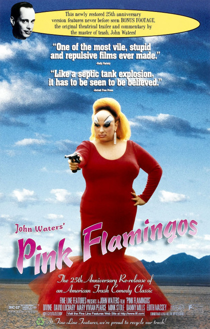 Pink Flamingos (1972)_2 Poster Canvas Movie Film Print A0 A1 A2 A3 A4 A5 A6 Art